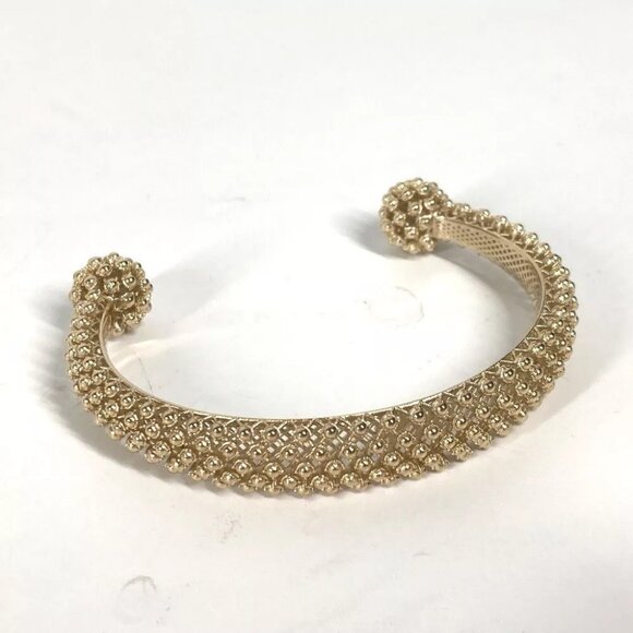 Auth Dior B1735WOMMT Accessories Bangle Metal Gold - Picture 1 of 9